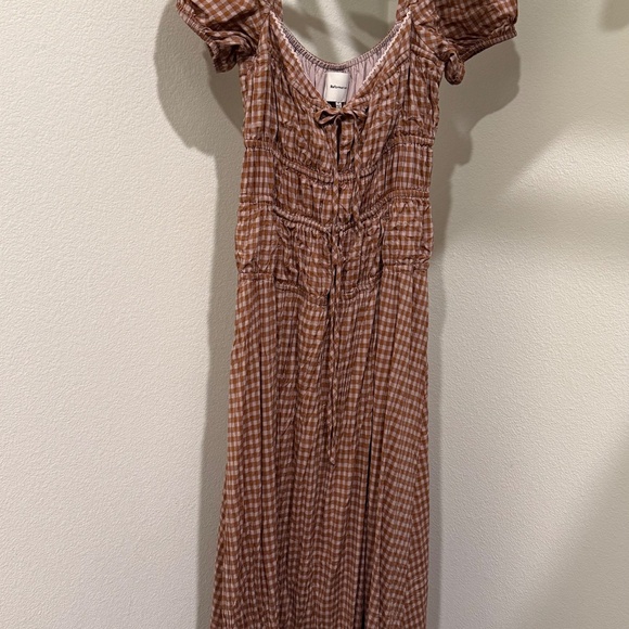 Reformation Rhett Dress in Audrie Check - Picture 8 of 10